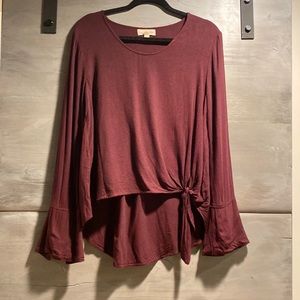 Cloth and Stone Maroon Top